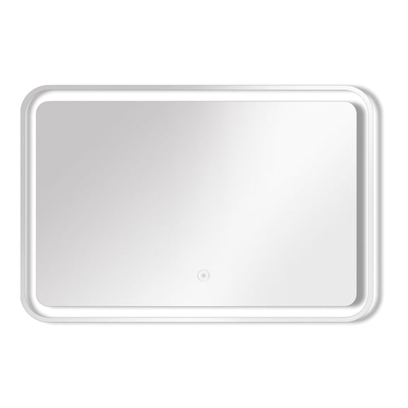 Transolid  Gabriel LED-Backlit Contemporary Mirror with Touch Sensor 1.18" x 47.24" x 27.56"