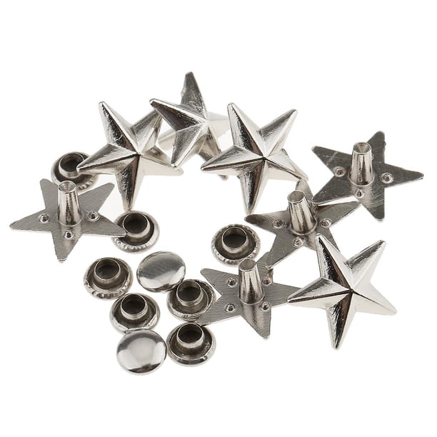 50 X 7mm Pedrería Remaches Para Cuero Manualidades - Teñido Botones Decoración Para Bolsos, Jeans, Correas, Collares De Perro - Resistentes óxido