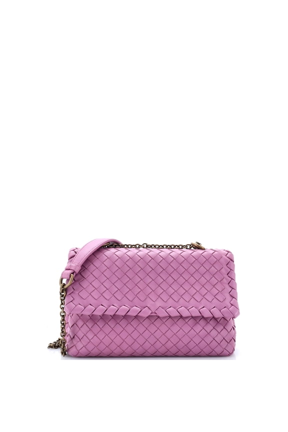 Pre-Owned Olimpia Crossbody Bag Intrecciato Nappa Small By Rebag