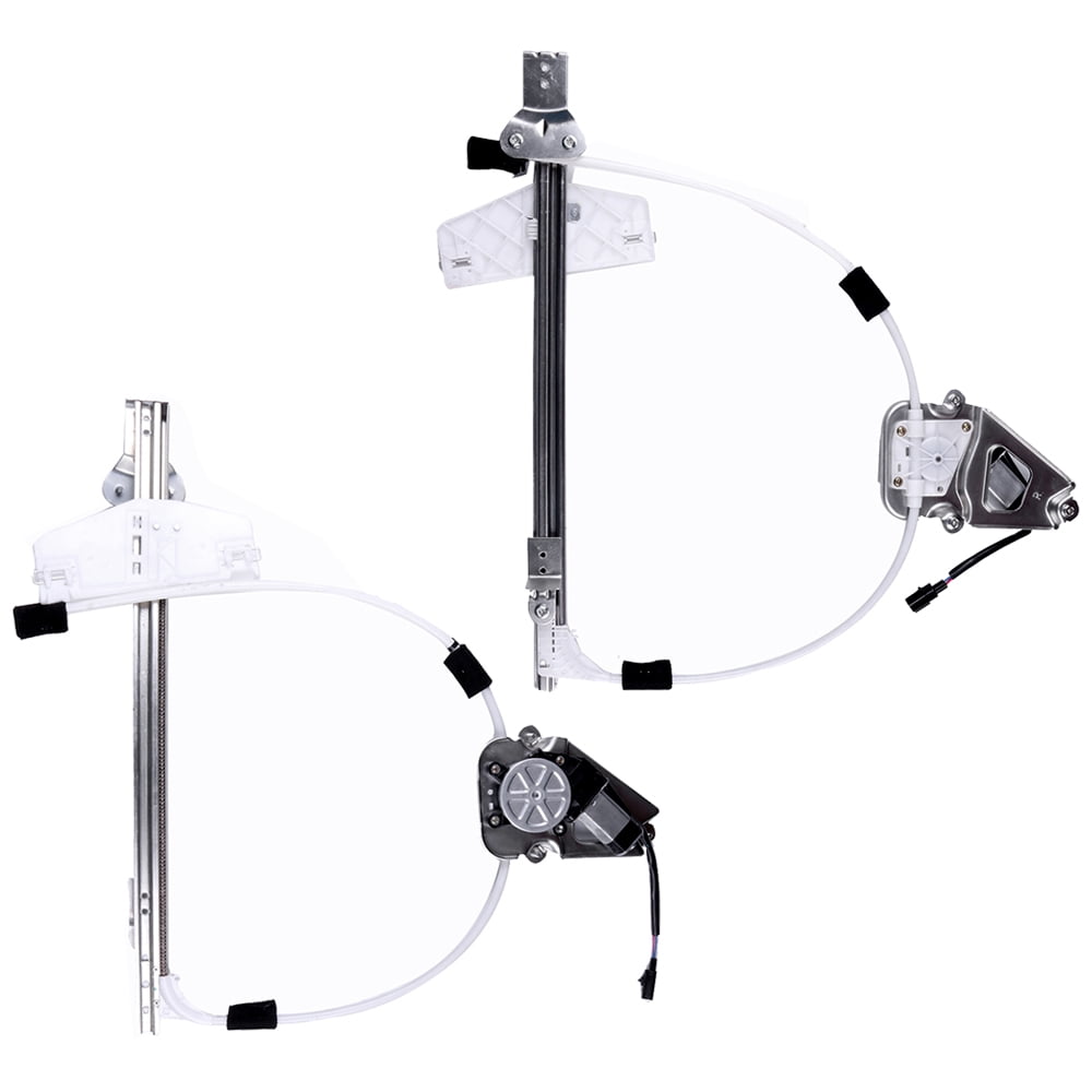 ECCPP Power Window Regulators Front with Motor Assembly Replacement