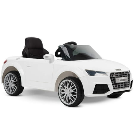 12V Audi Electric Battery-Powered Ride-On Car for Kids, White
