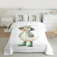 thumbnail image 2 of Homewish Teens Cute Duck Bedding Comforter Set, Kawaii Farm Animal Twin Comforter Sets, Cartoon Goose Lover Reversible Bedding Set, Ultra Soft Bedroom Decor, 2 Pieces, 2 of 8
