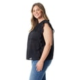 thumbnail image 2 of Jessica Simpson Women's and Women's Plus Size Ruby Flutter Woven Top, 2 of 8