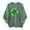 Green, variant on Women St Patricks Day Sweatshirts Clover Sweater Irish Shamrock Pullover Long Sleeve Graphic Tops