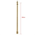 thumbnail image 1 of Brass Auto Tire Valve, Auto Tire Valve Stem Extension Pole  Extender Straight Bore  Tire Valve Extension Adaptor For Auto Truck, 1 of 6