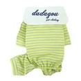 thumbnail image 3 of SPRING PARK Pet Stripes Costume Cotton Doggie Jumpsuit Clothes Onesie Sweater Outfit Puppy Jumper Cat Winter Coat Pajamas for Small Medium Large Dogs and Cats, 3 of 7