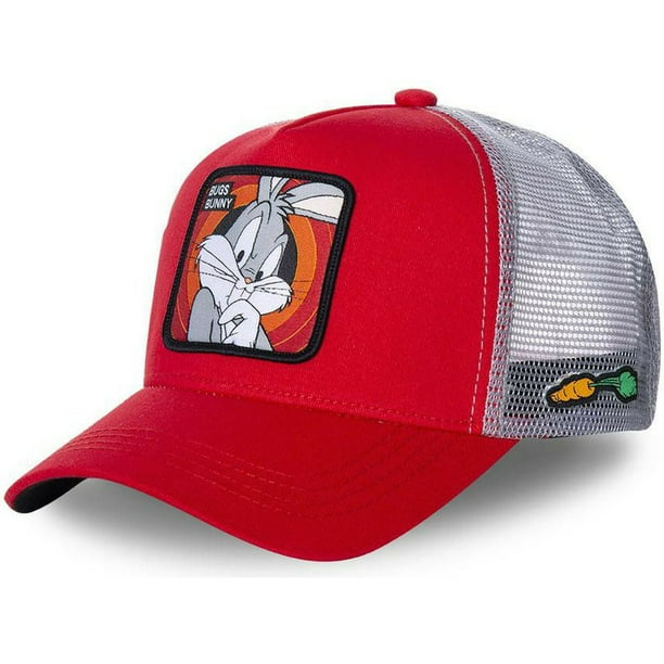 Looney Tunes Verano Bugs Bunny Gorra De Béisbol Sombrero De Malla Snapback De Dibujos Animados Mujeres Hombres TAZ Daffy Carretera Anime Trucker Gao Jiahui unisex