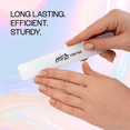 thumbnail image 4 of 50pcs - PANA Jumbo Double-Sided Emery Nail File for Manicure, Pedicure, Natural, and Acrylic Nails - White (Grit 180/180), 4 of 8