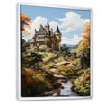 thumbnail image 2 of Designart "England Blooming Gardensengland horizon" Cityscapes Floater Framed Canvas Art Print, 2 of 7