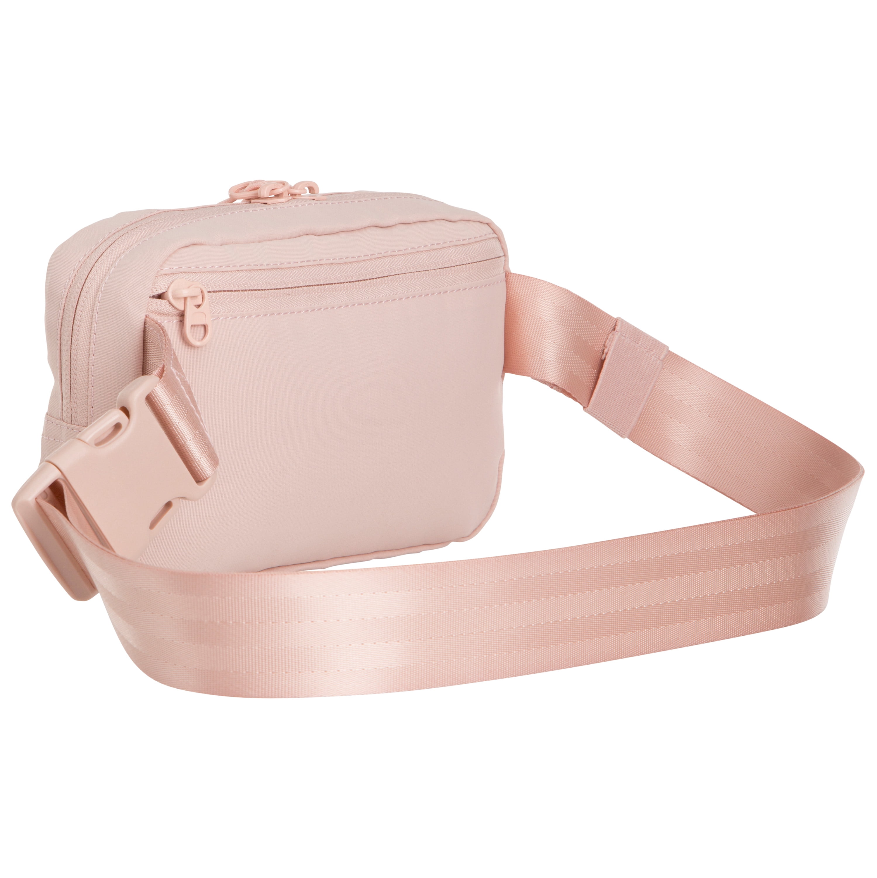 Ozark Trail Waistpack, Dusty Pink Fanny pack, Polyester, Zipper, Adult, on Waist