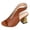 Brown, variant on Women Peep Toe Ankle Booties Cut out Sandals Peep Toe Chunky Block Heels Ankle Strap Comfortable Work Business Party Dressy Shoes Brown Size 9