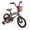 Black, variant on Rully 14 inch Boys Bike with Training Wheels, Kids Bicycle with Coaster and Hand Brake, Basket, Steel Frame, Ages 3-5, Black