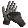 thumbnail image 3 of Clearance Sale!12 Pairs Lightweight Nitrile Coated Grip Work Gloves Black,Black Hand Protector, 3 of 3