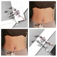 thumbnail image 2 of Wmool Pearl Body Button Navel Tassel Piercing Bow Ribbon Belly Beautiful, 2 of 8