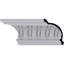 7 3/8"H x 9 1/8"P x 11 3/4"F x 94 1/2"L Raymond Crown Moulding