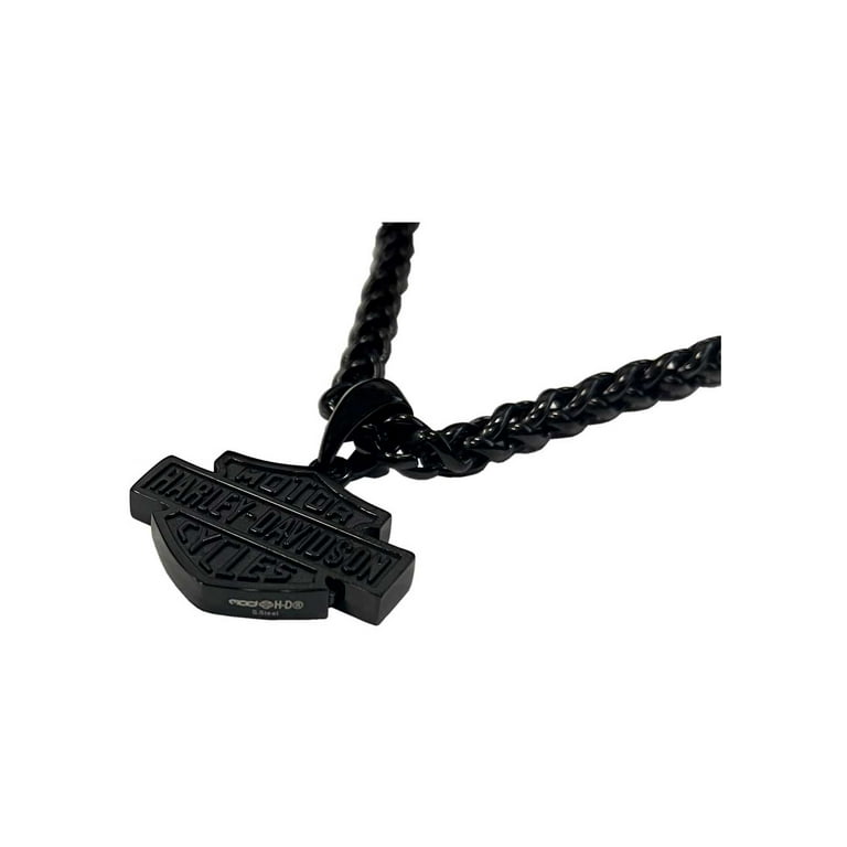 HARLEY DAVIDSON Men's 22 Stainless Steel シールドペンダント