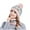 Pink, variant on WREESH Women's Winter Warm Hat and Scarf Two-Piece Set Plus Velvet Thick Gradient Color Knitted Wool Pullover Hat With Beanie Neck Warmers Blue