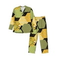 thumbnail image 1 of Fotbe Bee honey Pijama de Hombre con Estampado de Manga Larga, Conjunto de 2 Piezas, Ropa de Dormir Suave y Cómoda con Bolsillos-Small, 1 of 7