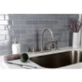 thumbnail image 3 of Kingston Brass KB728RXLSP Restoration 8-Inch Centerset Kitchen Faucet with Side Sprayer, Brushed Nickel, 3 of 4