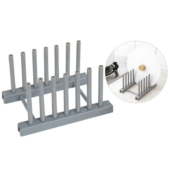 Plate Rack Stand Collapsible Organizer Environmental Dish