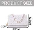 thumbnail image 2 of Women's shoulder bag vintage artificial leather classic clutch handbag, 2 of 5