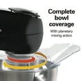 thumbnail image 6 of Hamilton Beach All-Metal Stand Mixer with 12 Speeds, 400 Watt Motor, 4.5 Quart Stainless Steel Bowl, Black, 63227, 6 of 9
