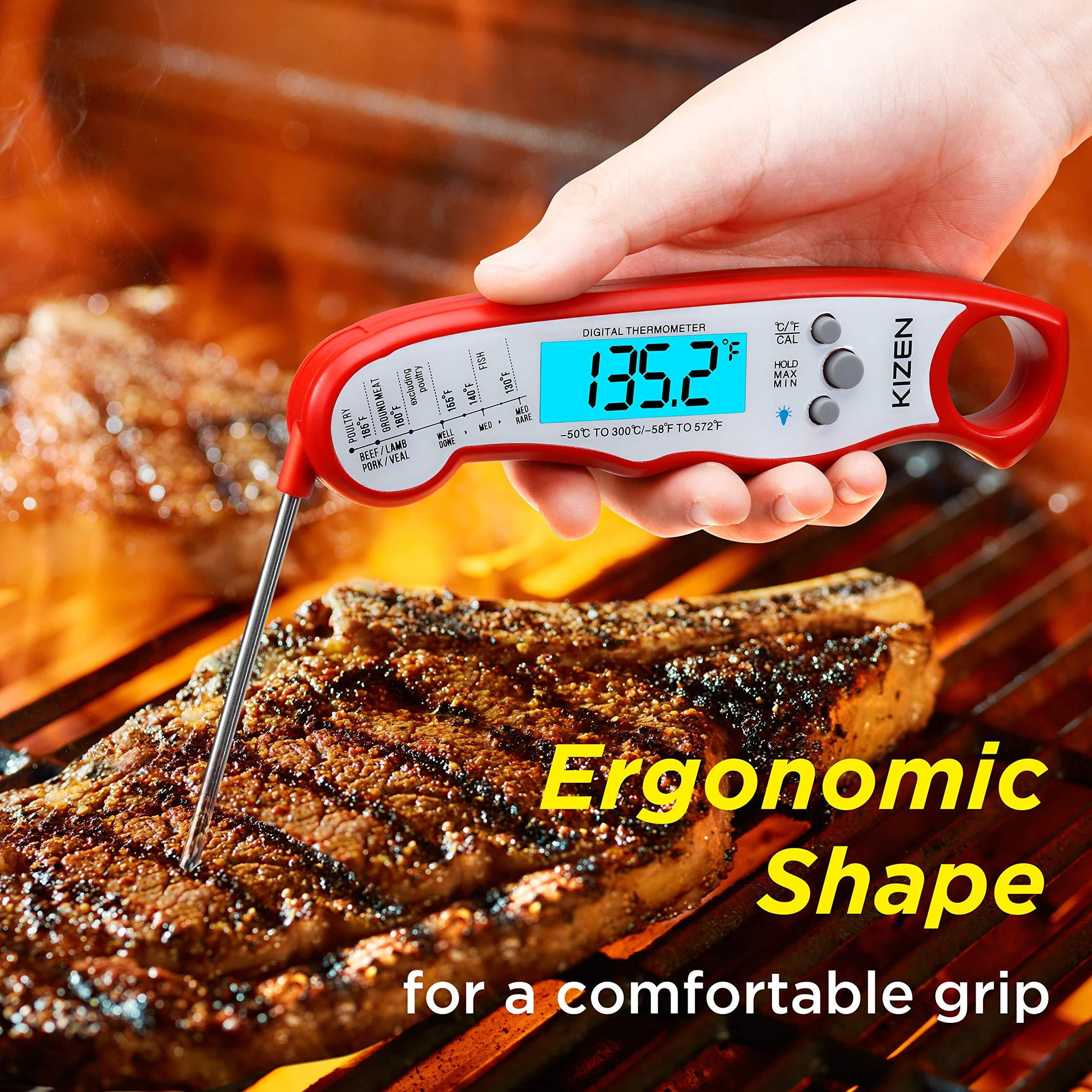 Kizen Instapen Pro Instant Read Meat Thermometer - Waterproof
