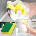 thumbnail image 4 of Esponjas de limpieza de cocina, paquete de 20 estropajos ecológicos antirayaduras para platos., 4 of 7