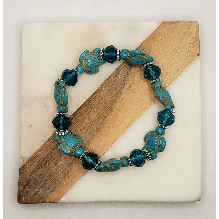 Amy & Annette Hawaiian Sea Turtle Bracelet, Turquoise photo 2