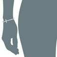thumbnail image 3 of Sterling Silver  Sideways Cross Bangle With Hook Style Clasp, 3 of 3