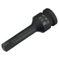 thumbnail image 1 of Unique Bargains M9 Impact Spline Bit Socket, 3/8' Square Drive 60mm Length CR-MO Metric Sizes, 1 of 5