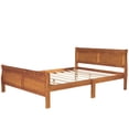 thumbnail image 6 of Jopath Queen Platform Bed, Wood Bed Frame with Headboard and Wood Slat Support for Teen and Adult Oak, 6 of 8