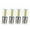 warm white, variant on Ruiandsion E17 LED Light Bulbs,1W (Equivalent 20W) Daylight White 6000K 200LM 110-130V for Chandelier Light,Replacement,4 Pcs
