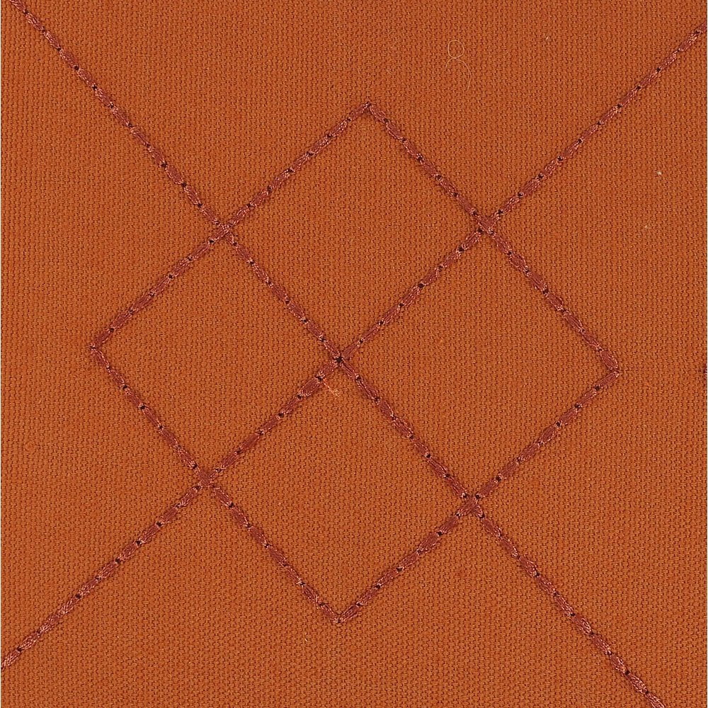 LR Home Ox Bay Orange Solid All-Natural Cotton Pillow Cover