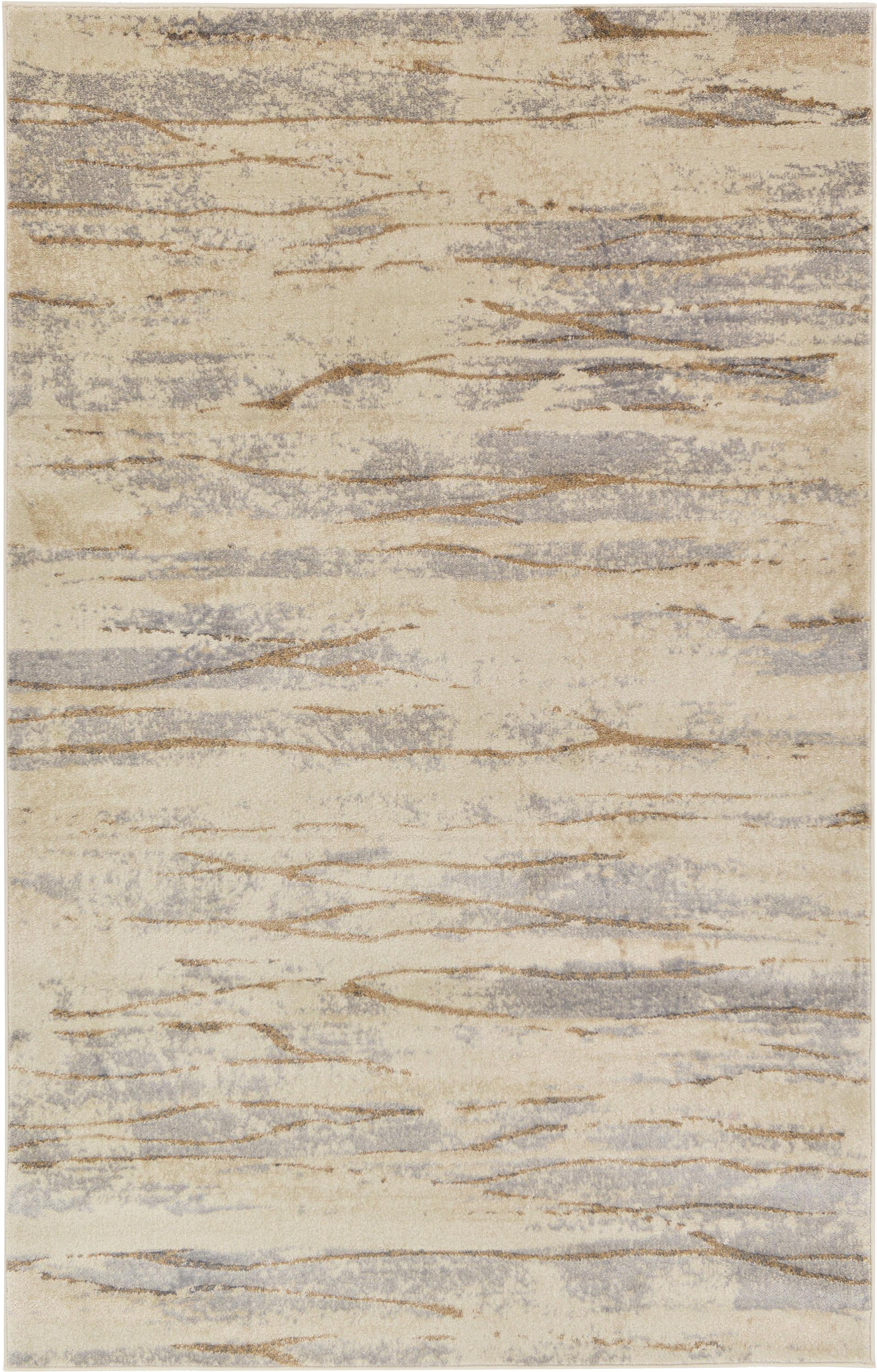 Unique Loom Nora Aurora Contemporary Abstract Area Rug or Runner