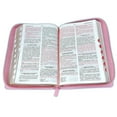 thumbnail image 4 of Biblia para Mujer Letra Grande 12 puntos con Cierre RV1960 rosada floral y mariposas con indice, 4 of 4