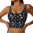 thumbnail image 1 of Balery Play Hockey Sujetadores deportivos con espalda cruzada para mujer, acolchados, sin costuras, de alto impacto, ideales para yoga, gimnasio, entrenamiento y fitness.-, 1 of 8