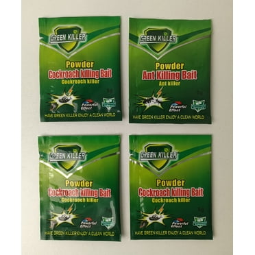 Powerful insecticide, effective killer of cockroaches, ants, crawling insects, etc., easy to use, 20 packs (5g/pack)