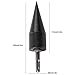 thumbnail image 4 of Splitting Wood Cone Drill Bit, Wood Log Splitter Auger Splitting Screw Cone Wood Breaker Tool, 4 of 4