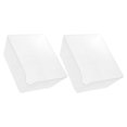 thumbnail image 2 of ColoMX 2 tazones de plástico transparente de 1200 ml para pesar, bandeja reutilizable para servir, báscula digital, bandeja de pesaje transparente para alimentos de cocina., 2 of 7