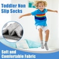 thumbnail image 4 of Toddler Non Slip Socks 15 Pairs, Boys Girls Grip Socks with Grippers for 1-10 Years Kids Anti Skid Sock, 4 of 7