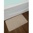 thumbnail image 2 of Abstract Bath Mat, Contemporary Geometric Zigzag Pattern, Plush Bathroom Decor Mat with Non Slip Backing, 29.5" X 17.5", Beige Purpleblue, by Ambesonne, 2 of 2