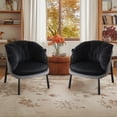 thumbnail image 6 of Ktaxon Accent Chair Upholstered Armchair, Reading Club Nest Chair for Living Room Bedroom Furniture Black, 6 of 10