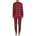 thumbnail image 3 of Secret Treasures Women's Hacci Fleece Long Sleeve Top and Joggers, 2-Piece Pajama Set, 3 of 5