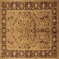 thumbnail image 1 of Ahgly Company Indoor Square Oriental Brown Industrial Area Rugs, 8' Square, 1 of 4