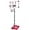 Pink, variant on UPYOOE Basketball Hoop Teenagers Height Adjustable 5.6-7 'Basket 28" Backboard Portable Basketball Goal System with Stable Base and Wheels, use for Indoor Outdoor