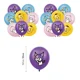 thumbnail image 1 of Lindo juego de cubiertos y banderines desechables con diseño de Hello Kitty, serie Sanrio, para fiestas de cumpleaños, con diseño de Melody, para colgar en la pared o en la pared, 1 of 5