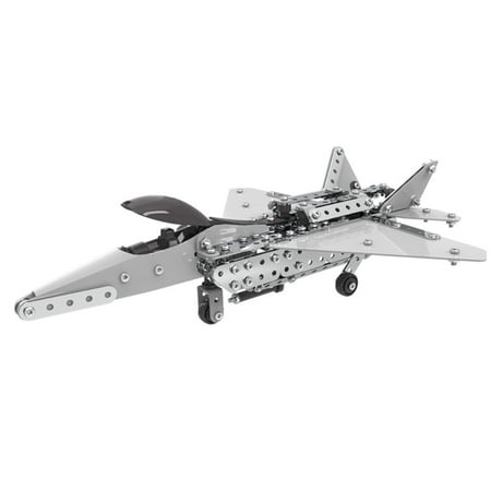 STEM Education Metal Building Toys Kit Heavy Fighter Erector Set for Kids Adult