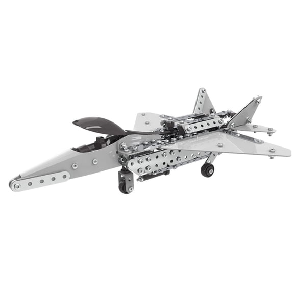 STEM Education Metal Building Toys Kit Heavy Fighter Erector Set for Kids Adult