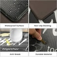 thumbnail image 4 of Anti Fatigue Kitchen Mats [2PCS] Non-Skid Waterproof Kitchen Mats for Floor Farmhouse Kitchen Rugs and Mats Cushioned Comfort Foam Standing Mat for Floor,Office,Desk,Laundry Room, 4 of 6